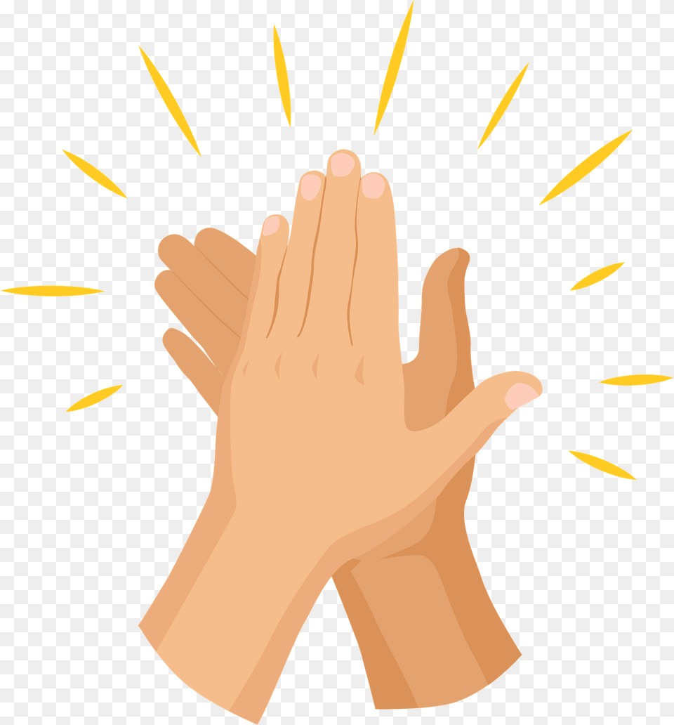 Clapping Hands Clipart, Body Part, Hand, Massage, Person Png