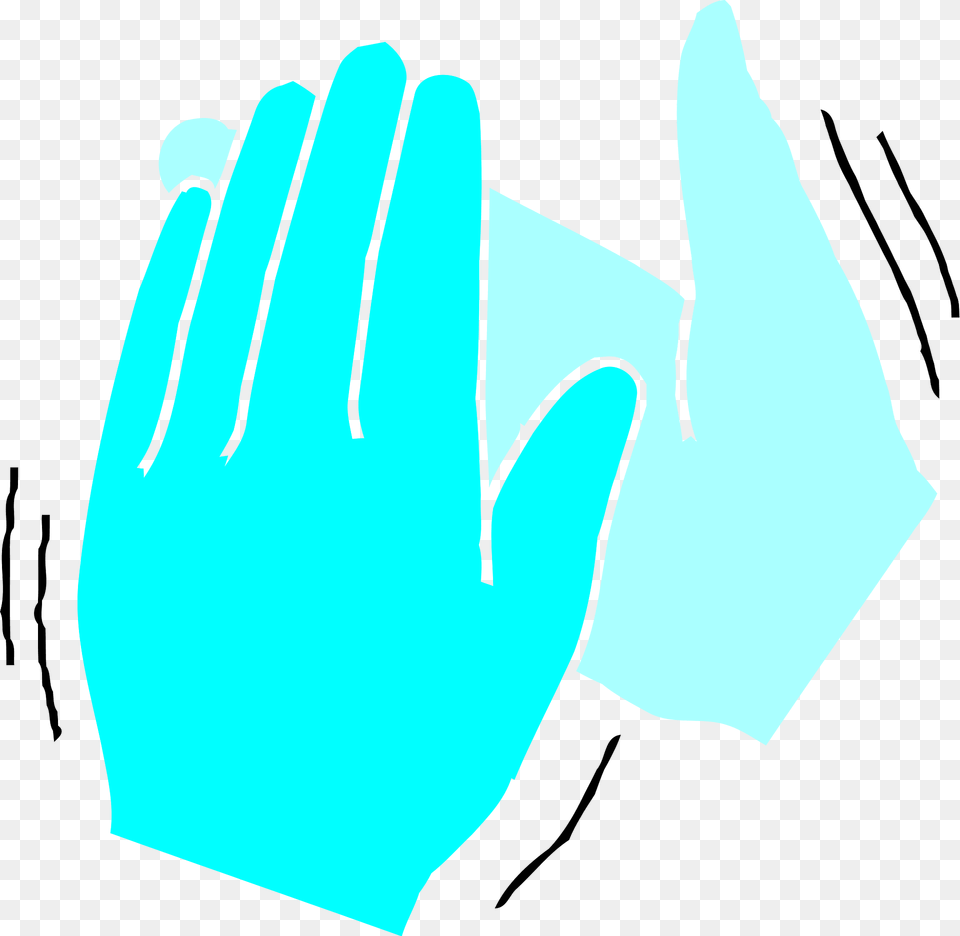Clapping Hands Clipart, Clothing, Glove, Person, Body Part Png Image