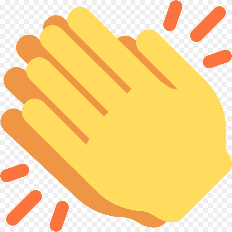 Clapping Hands Emoji Clipart, Clothing, Glove, Body Part, Hand Free Png Download