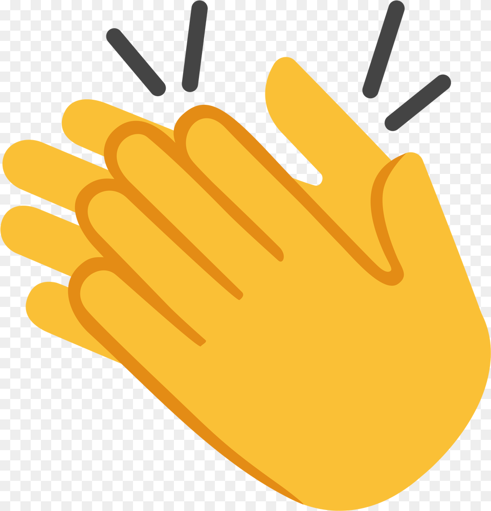 Clapping Hands Emoji Graphic Clap Hands Emoji, Clothing, Glove, Baseball, Baseball Glove Png Image