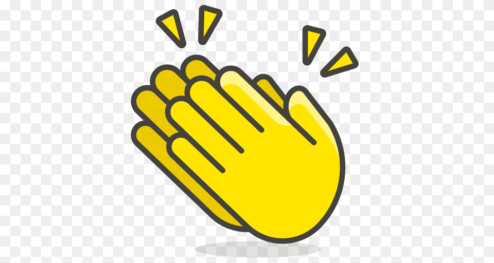 Clapping Hands Icon Of Vector Emoji, Clothing, Glove, Dynamite, Weapon Png Image