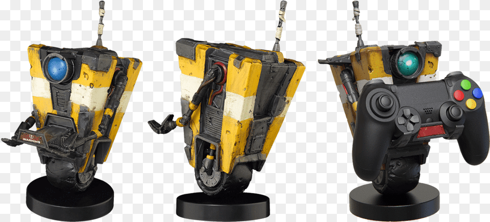 Claptrap Cable Guys Mobile Phone And Controller Holder U2013 The Anime Controller Holder, Toy, Robot, Machine, Wheel Free Transparent Png