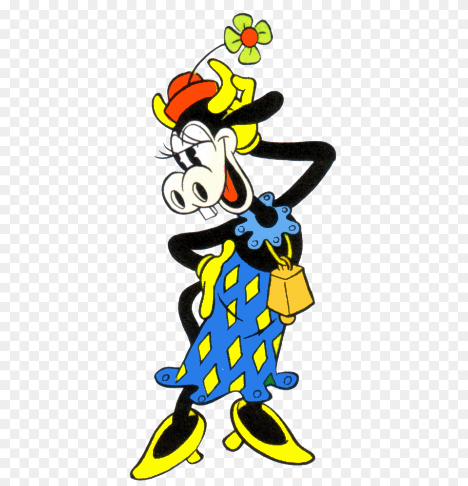 Clarabelle Cow, Cartoon, Person, Performer Png