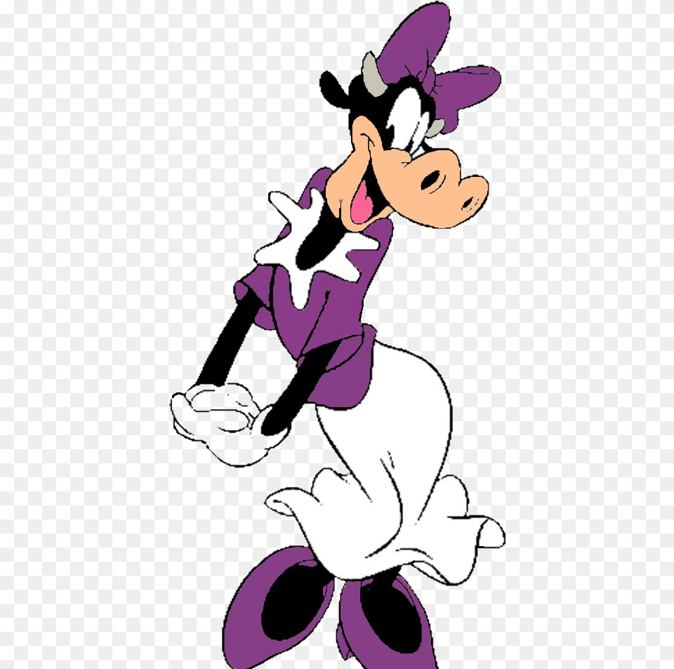 Clarabelle Cow File Clarabella Disney, Book, Comics, Publication, Purple Png