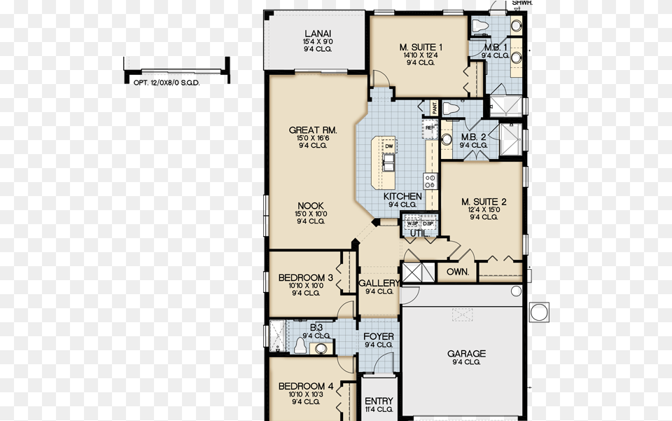 Claremont Floorplan Solterra Resort Orlando Floor Plan, Diagram, Floor Plan Png Image