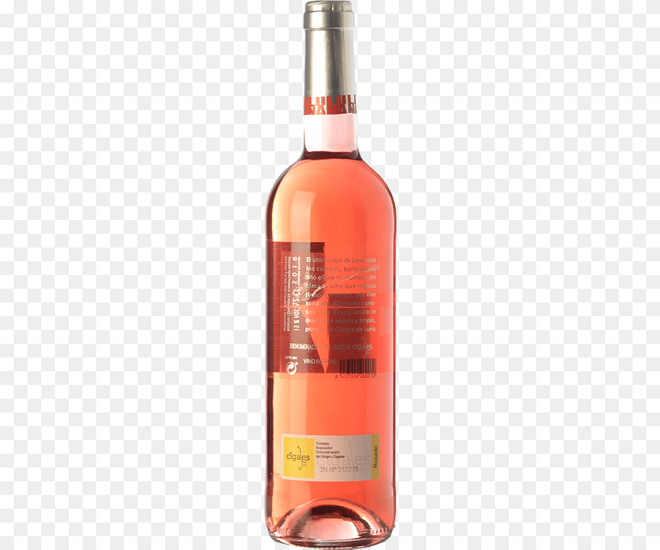 Clarete De Luna Rosado Glass Bottle, Alcohol, Beverage, Liquor, Wine Png Image