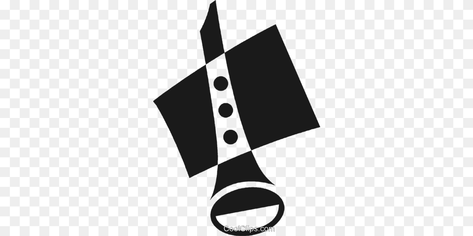 Clarinet Royalty Vector Clip Art Illustration, Musical Instrument Free Png