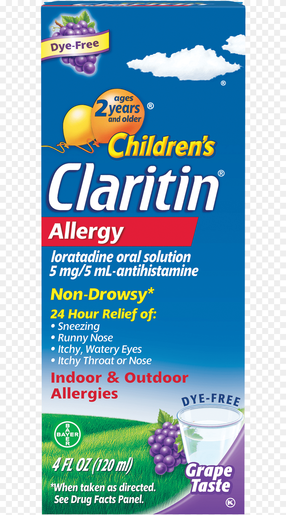 Claritin, Advertisement, Poster Png Image
