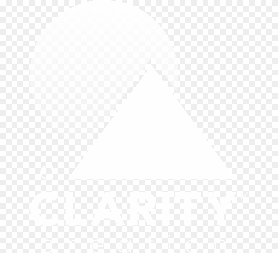 Clarity Creation Logo Clarity Clear Mind Better Performance Bigger Results, Triangle, White Board Free Transparent Png