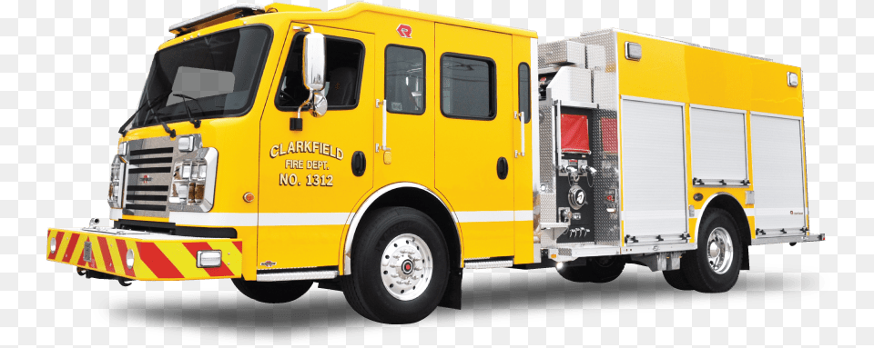 Clarkfield Mn Yellow Fire Emergency Truck, Transportation, Vehicle, Fire Truck, Machine Png Image