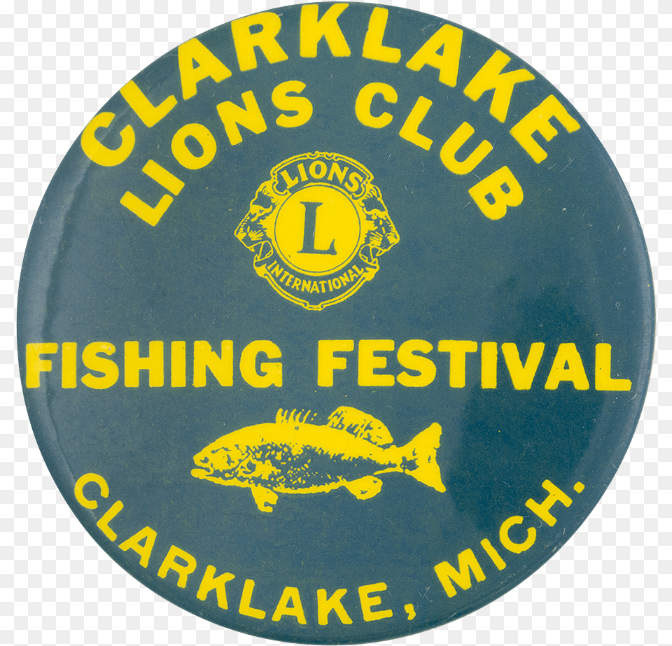 Clarklake Lions Club Fishing Festival Event Busy Beaver Emblem, Animal, Badge, Fish, Logo Free Png Download
