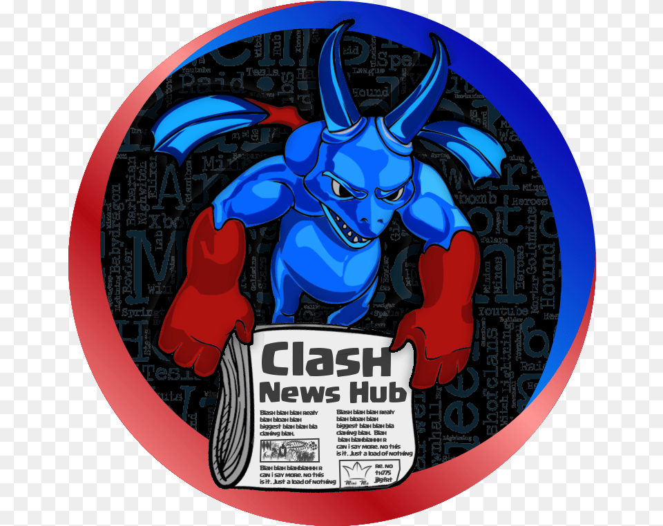 Clash News Hub Cartoon, Advertisement, Art, Poster Png Image