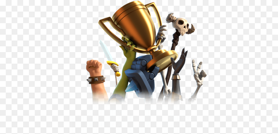Clash Nights Cartoon, Person, Trophy Free Png