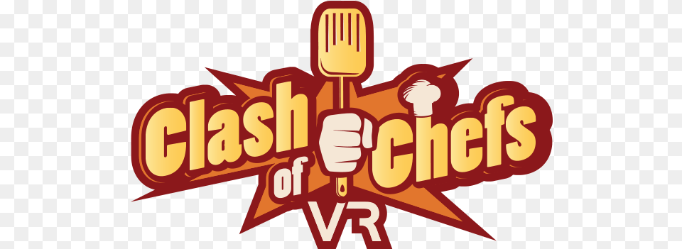 Clash Of Chefs Vr Clash Of Chefs Vr Logo, Fork, Cutlery, Person, Hand Free Png