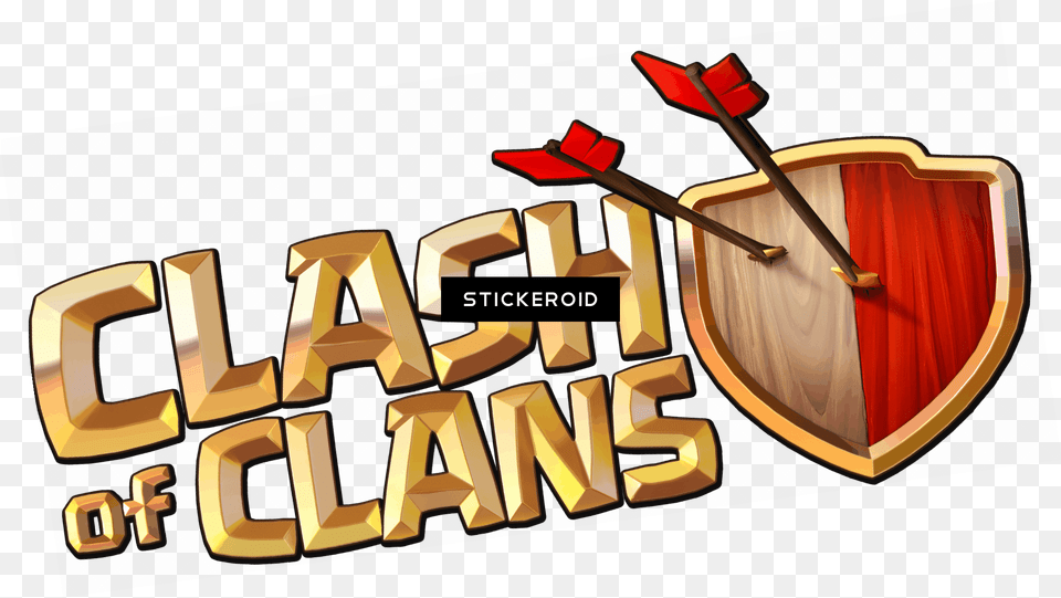 Clash Of Clans 2018 Clipart Clash Of Clans Logo, Sword, Weapon, Bulldozer, Machine Png