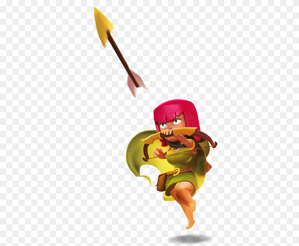Clash Of Clans Archer Levels Clash Of Clans Thicc Archer, Baby, Person, Art, Graphics Png Image