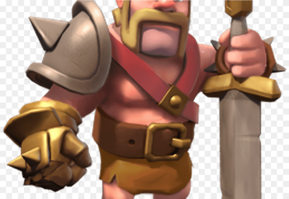 Clash Of Clans Barbarian King Hd, Knight, Person, Armor Png Image