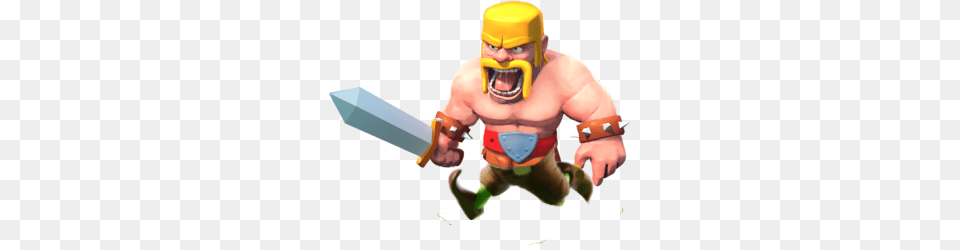 Clash Of Clans Barbarian King Image, Baby, Person, Blade, Dagger Png