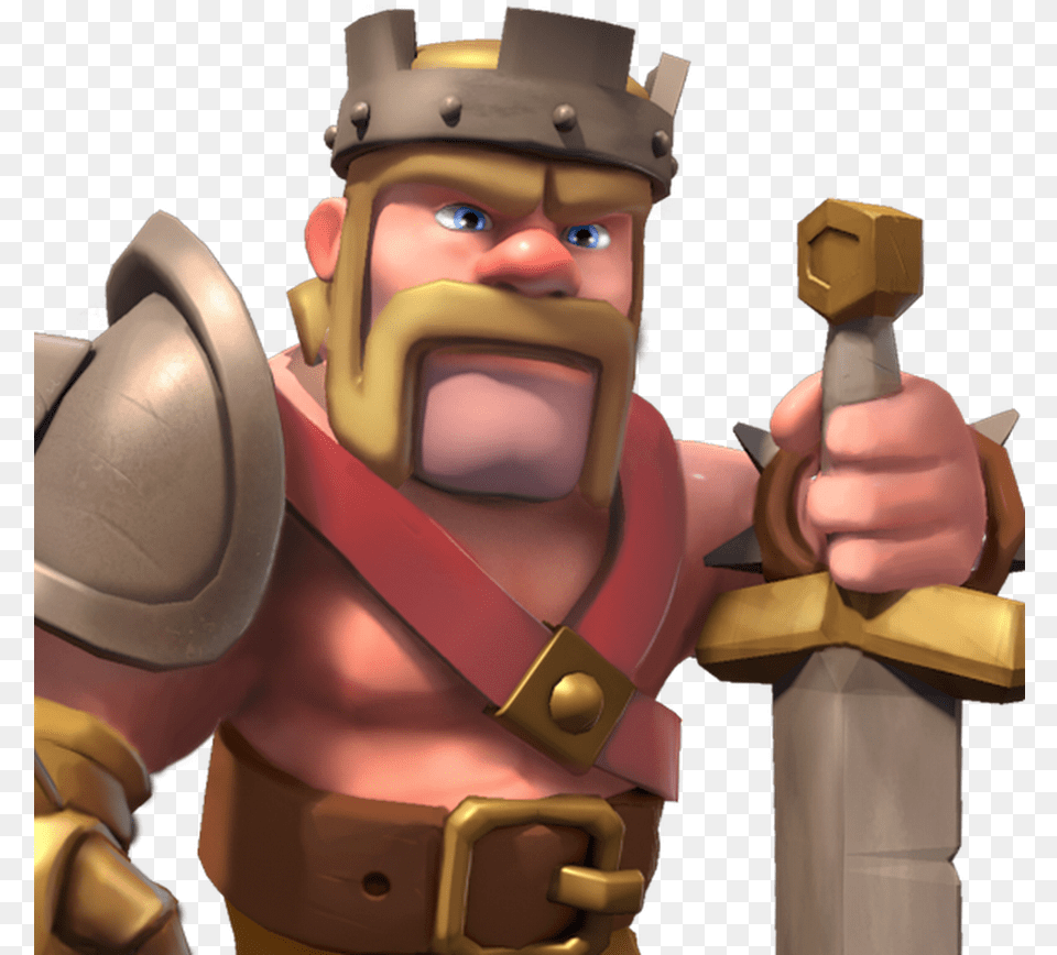 Clash Of Clans Barbarian King Photos Clash Of Clans King, Baby, Person, Face, Head Free Png Download