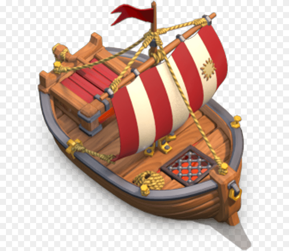 Clash Of Clans Boat, Dinghy, Transportation, Vehicle, Watercraft Free Png Download