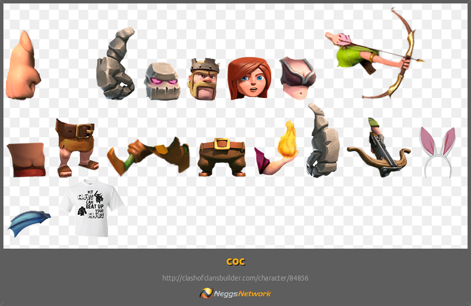 Clash Of Clans Builder Clash Of Clans, Clothing, T-shirt, Adult, Female Png Image