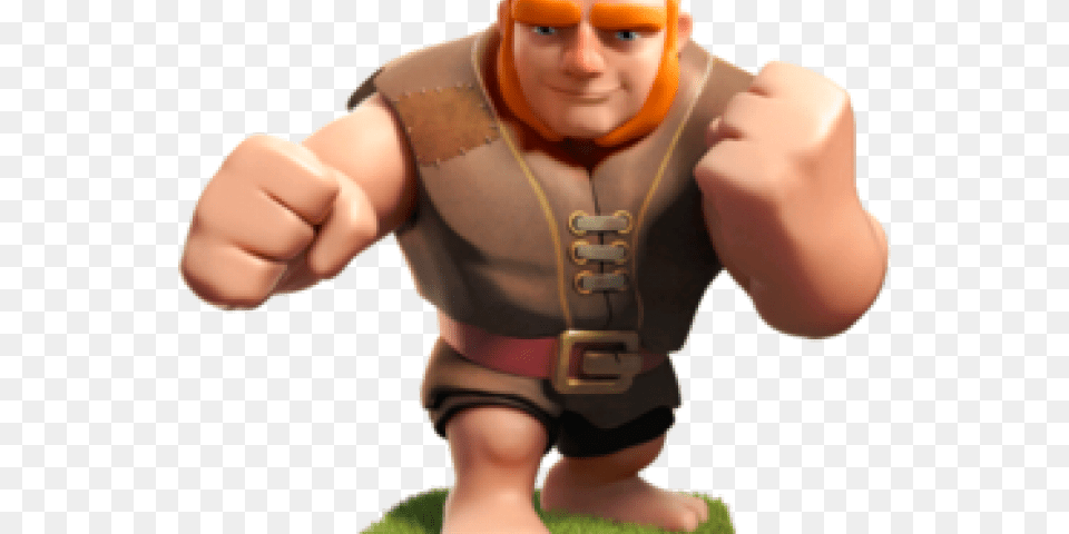Clash Of Clans Clipart Character Clash Royale Giant, Baby, Body Part, Hand, Person Png Image