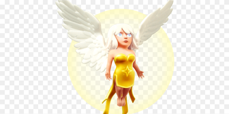 Clash Of Clans Clipart Healer Fairy, Angel, Doll, Face, Head Free Png