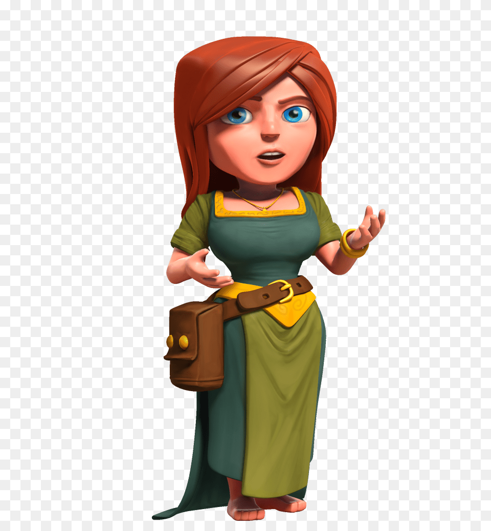Clash Of Clans Clipart Mans, Adult, Person, Female, Woman Png