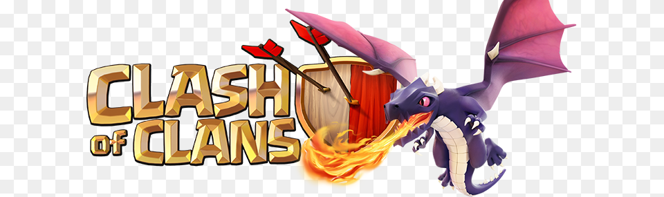 Clash Of Clans Cz Clash Of Clans Text, Dragon Png Image