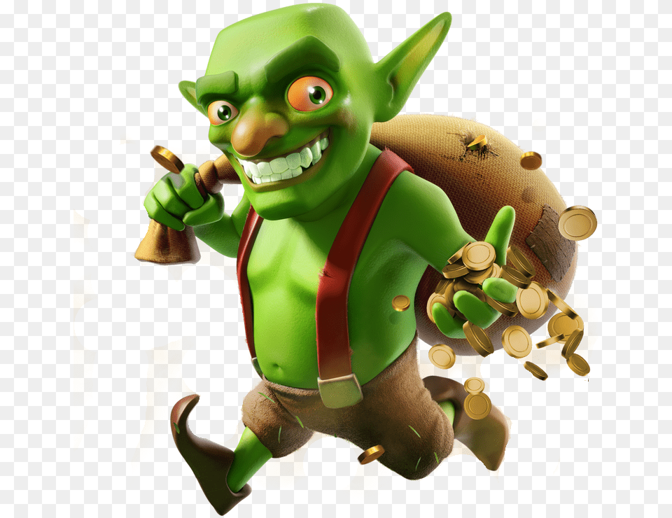 Clash Of Clans Goblin, Toy, Face, Head, Person Free Transparent Png