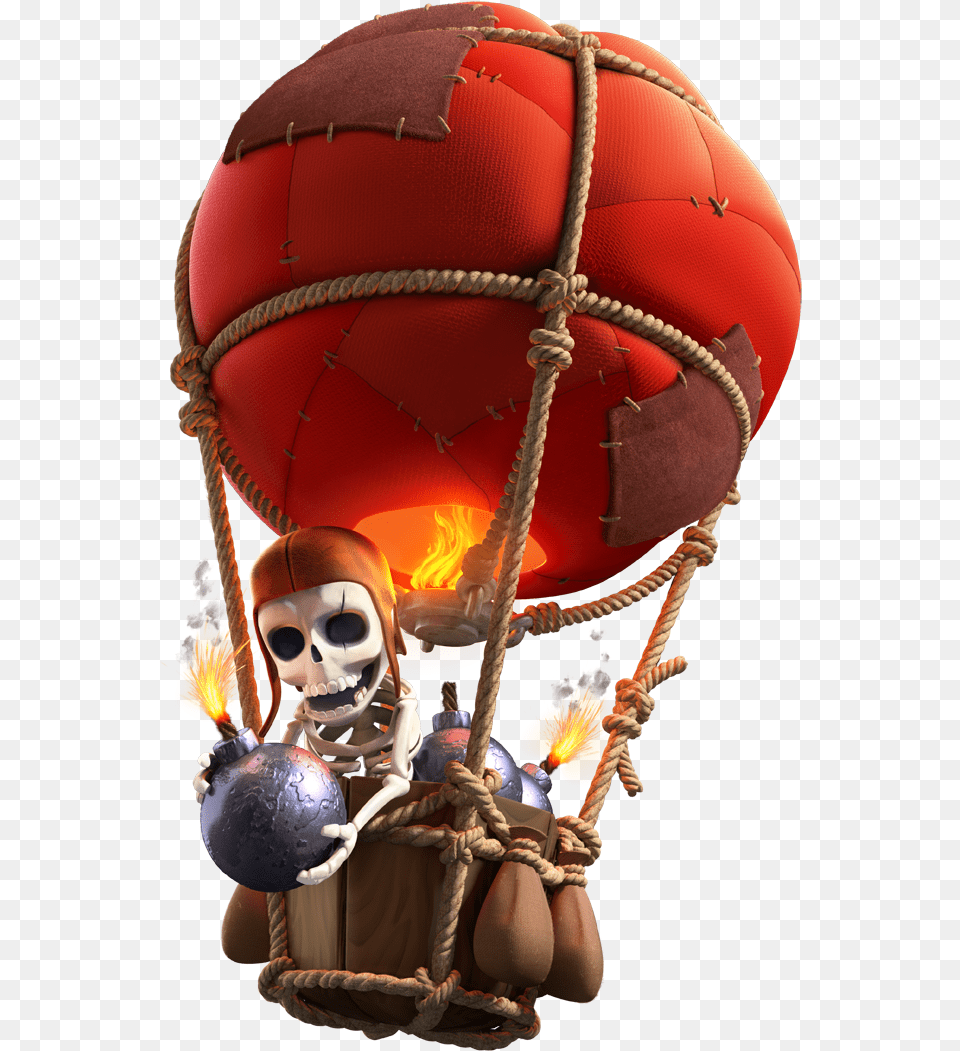 Clash Of Clans May 2016 Update Ballon Clash Royale, Sphere, Aircraft, Transportation, Sport Free Png