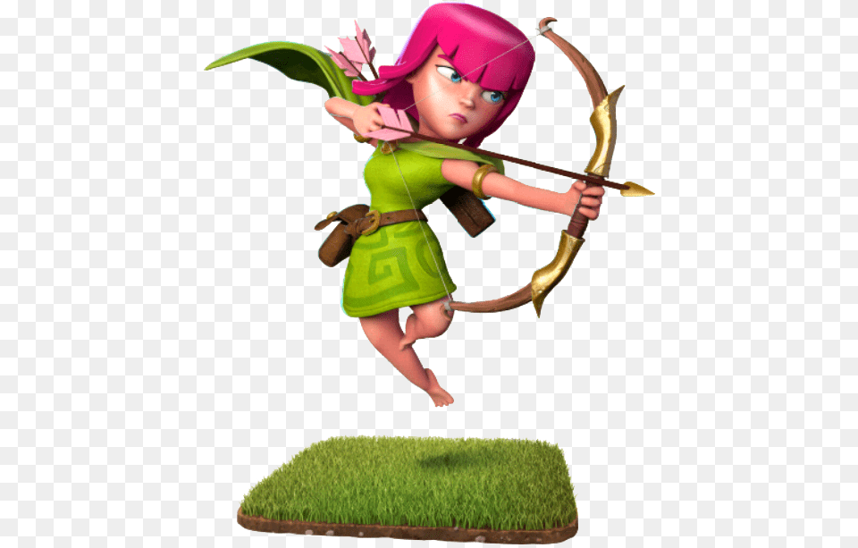Clash Of Clans Troops Archer, Baby, Person, Weapon, Archery Png Image