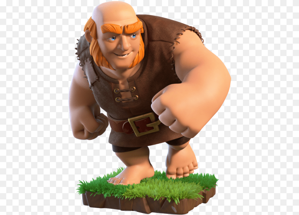 Clash Of Clans Wiki Clash Of Clans Giant, Baby, Person, Face, Head Free Transparent Png
