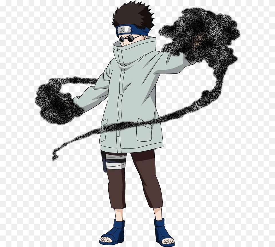 Clash Of Ninjacharactersshino Aburame Naruto Shino, Person, Clothing, Glove, Coat Free Png Download