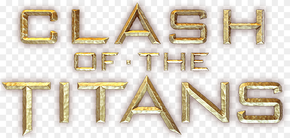 Clash Of The Titans Clash Of The Titans Netflix, Text, Bronze, Cross, Symbol Png Image