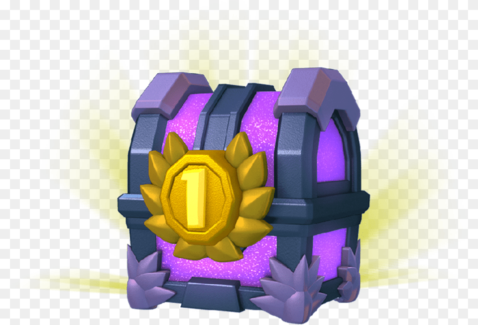 Clash Royale Chest, Toy, Purple Free Png