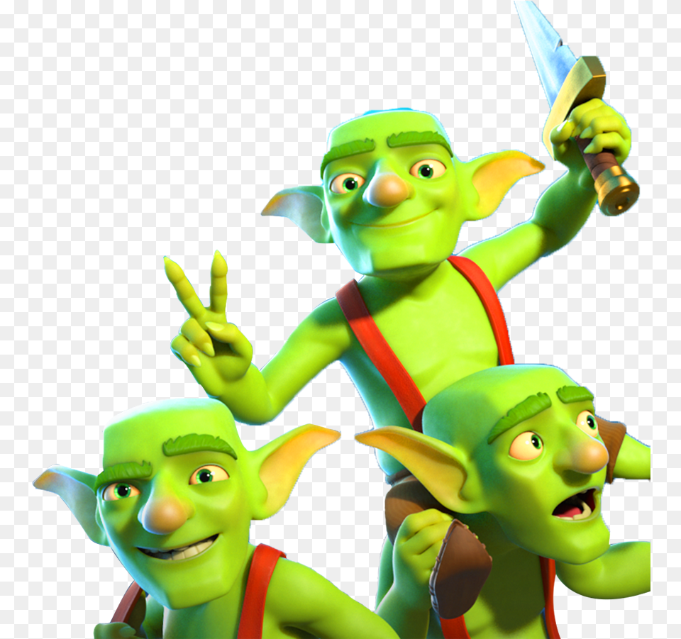 Clash Royale Goblins Full, Face, Head, Person, Baby Png Image