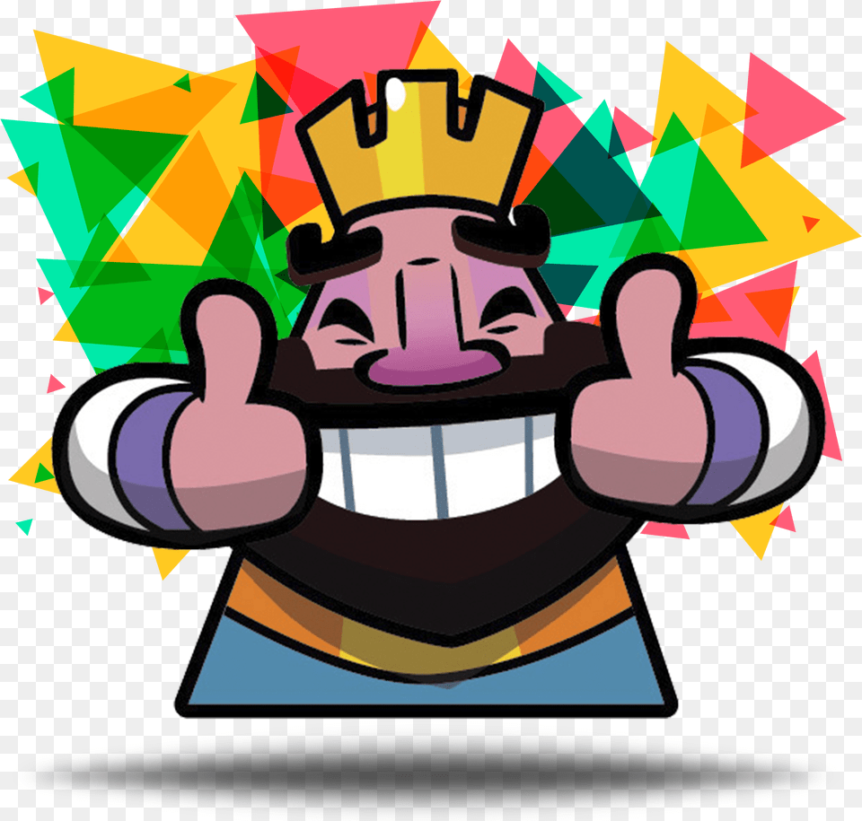 Clash Royale King Videojuegos En Urano Games Cards Legendary Clash Royale, Body Part, Hand, Person, Art Png