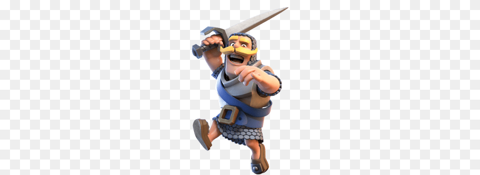 Clash Royale Knight Jumping, Baby, Person, Figurine Png