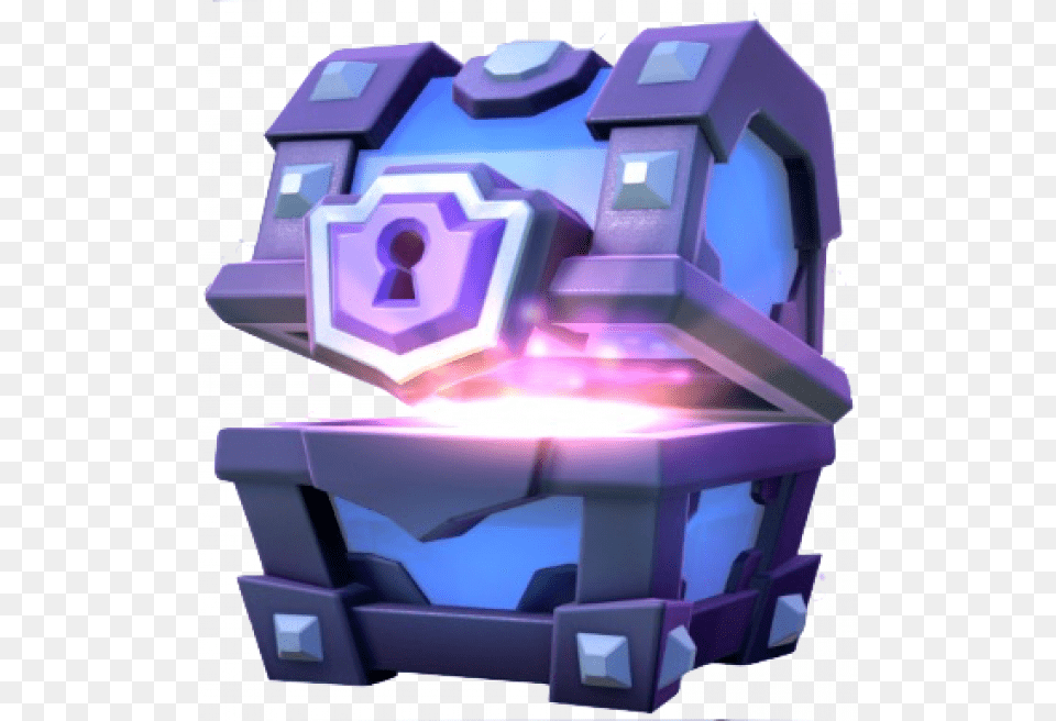 Clash Royale Legendary Clipart Freeuse Clash Royale Super Magical Chest, Purple, Lighting Free Png Download
