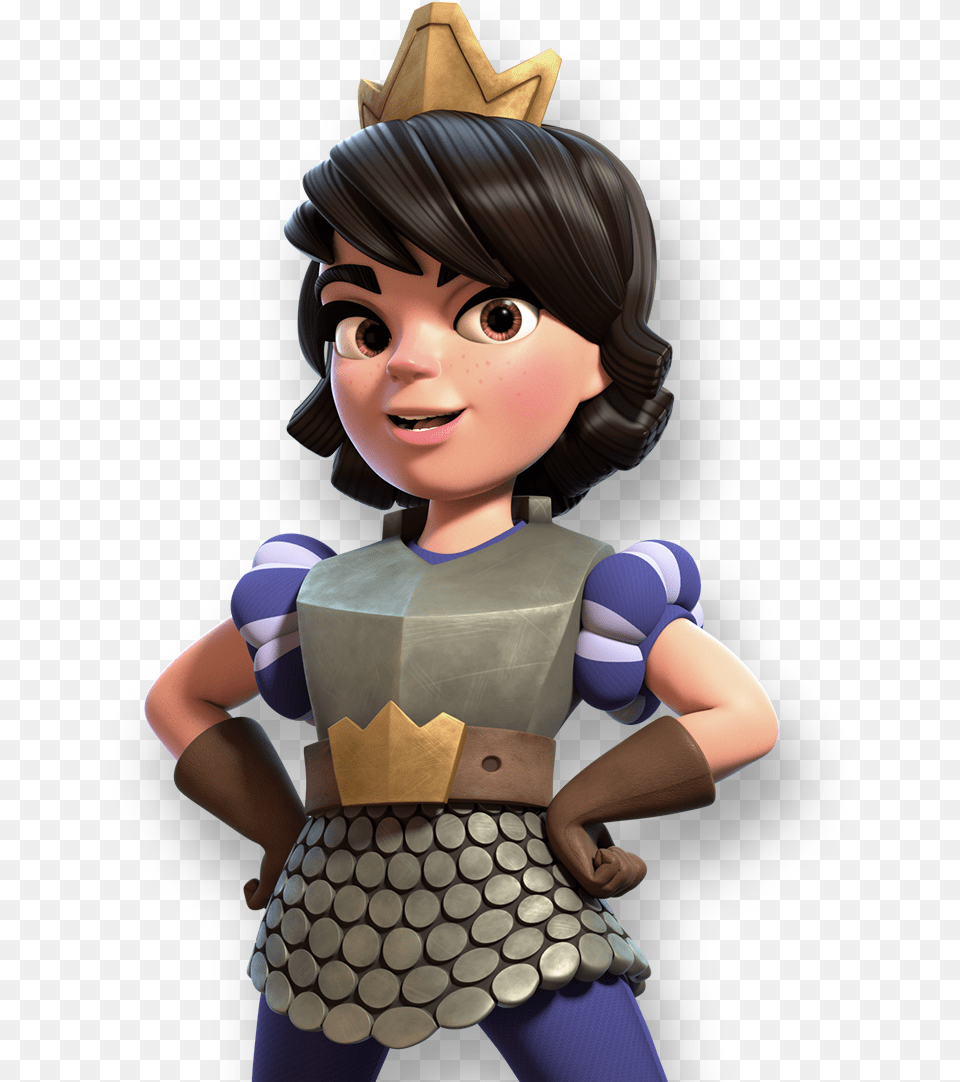 Clash Royale Prince Princess From Clash Royale, Doll, Toy, Face, Head Free Png