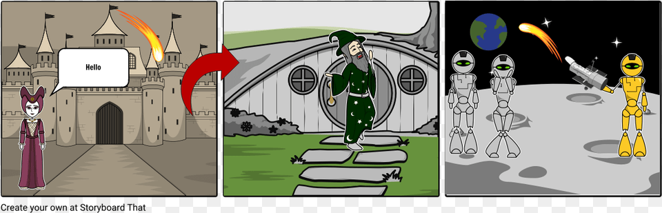 Class Demo Medieval Cartoon, Book, Comics, Publication, Person Free Transparent Png