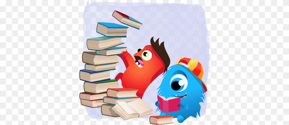 Class Dojo Monsters Reading, Book, Publication, Person Png Image