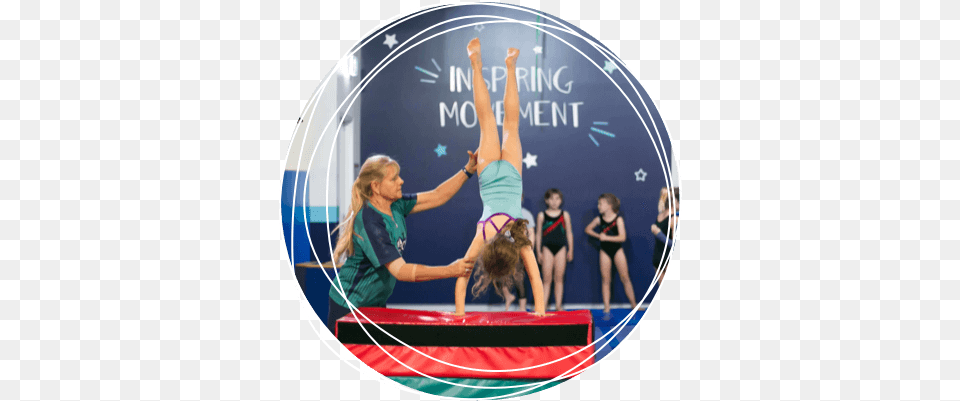 Class Gymnastics My First Gym Circle, Acrobatic, Sport, Athlete, Person Png