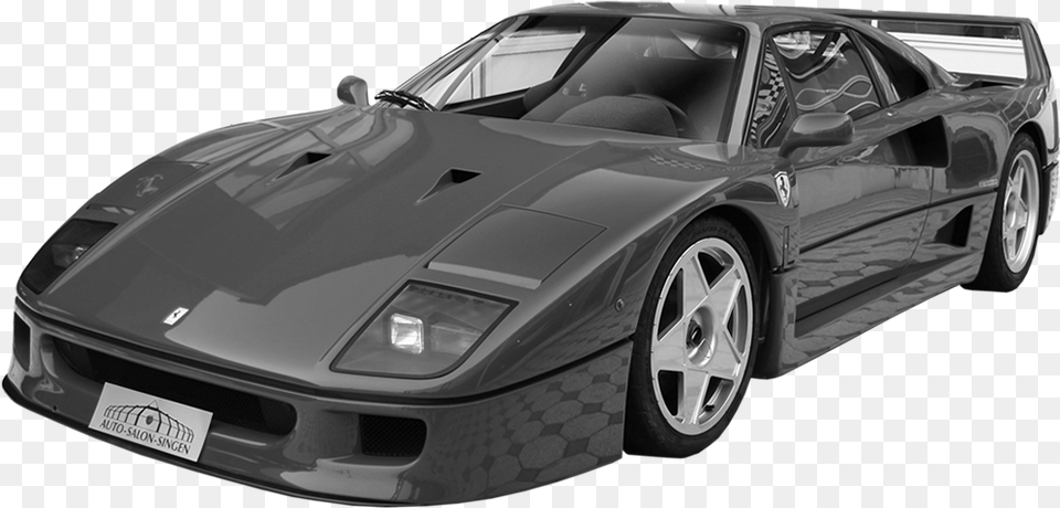 Class Img Responsive Fadeinright Animated Black Ferrari F40 Transparent, Alloy Wheel, Vehicle, Transportation, Tire Png