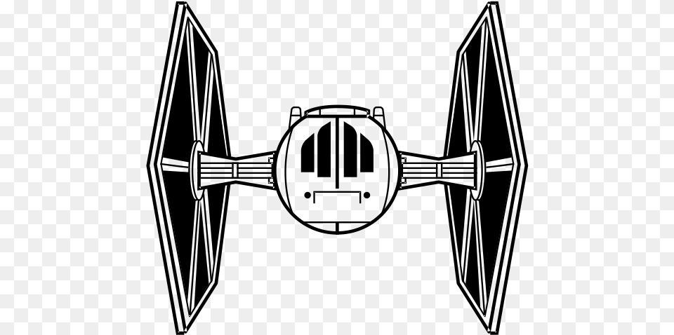 Class Lazyload Lazyload Mirage Cloudzoom Featured Tie Fighter From Top, Gray Png Image