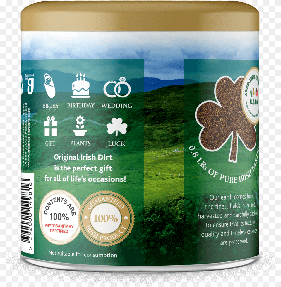 Class Lazyload Lazyload Mirage Cloudzoomstyle Irish Dirt, Tin, Can, Herbal, Herbs Png Image
