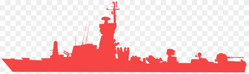 Class Missile Boat Silhouette, Destroyer, Military, Navy, Ship Png Image