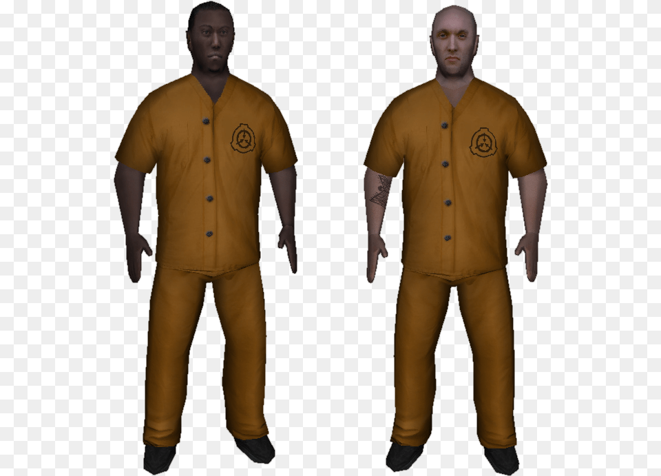Classd Scp Secret Laboratory D Class, Sleeve, Shirt, Clothing, Person Png Image