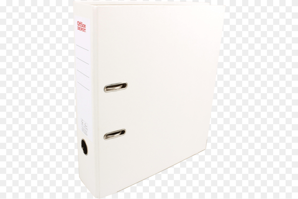 Classeur Office Depot A4 80mm Blanc Gadget, File Binder, File Folder Free Png